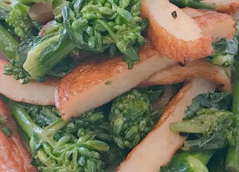 かき菜薩摩揚げ炒め かき菜薩摩揚げ炒め かき菜薩摩揚げ炒め,野菜,やさいの写真素材
