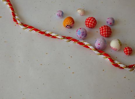 美しい和紙の余白と日本の縁起物 正月,背景,正月飾りの写真素材