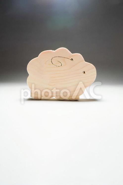 羊の木製積み木 子供,積み木,遊びの写真素材