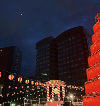 夏祭り 夏祭り 夏祭り,夏休み,盆踊りの写真素材