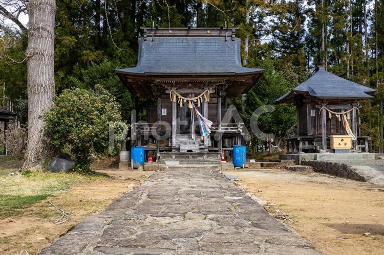 宇佐八幡神社と兎口神社⑻ 神社,宇佐八幡神社,神社仏閣の写真素材