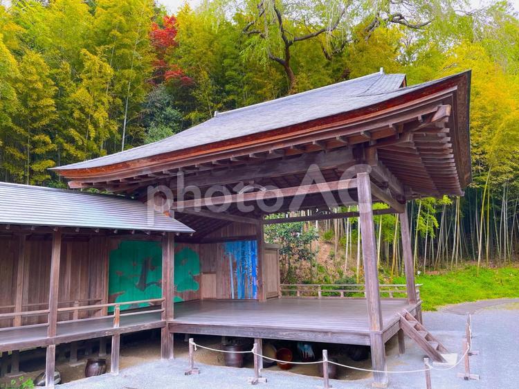 伝統芸能伝承館森舞台 伝統芸能伝承館森舞台,みやぎの明治村,登米市の写真素材