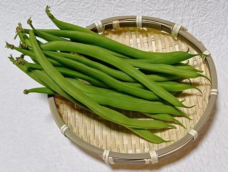 サヤインゲン サヤインゲン,インゲン,食材の写真素材