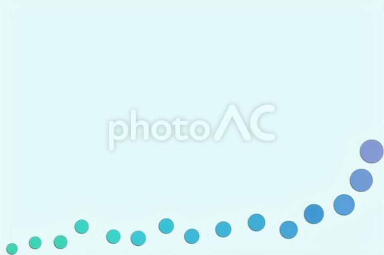 右上がり水玉ブルー系　psd 右上がり,背景,シンプルの写真素材