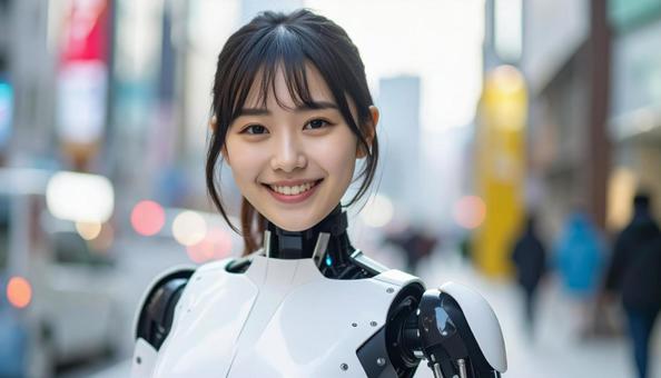 美しい女性型サイボーグ(日本人) 美しい女性型サイボーグ(日本人)の写真