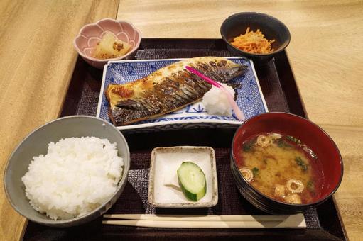 鯖の塩焼き定食 鯖の塩焼き定食の写真
