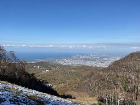 手稲山からの景色 手稲山からの景色の写真