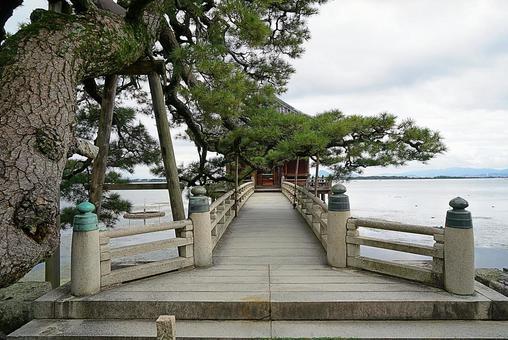 パワースポット　満月寺・浮御堂⑦　浮御堂 滋賀県大津市,満月寺,浮御堂の写真素材