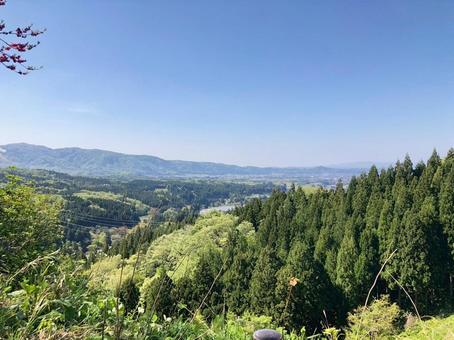 山からの風景 山からの風景の写真