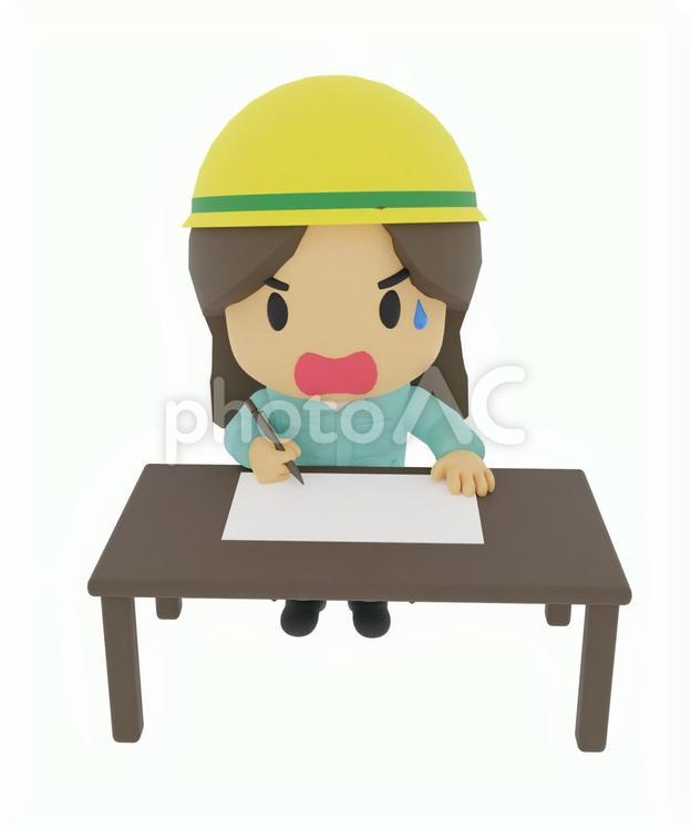 資格勉強や仕事する工場の作業員 労働者,現場監督,設備士の写真素材