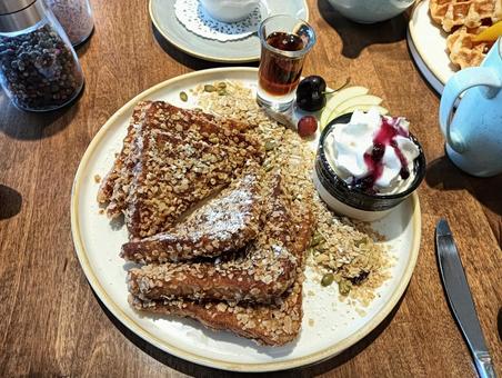 フレンチトースト フレンチトースト 食べ物,食事,食材の写真素材