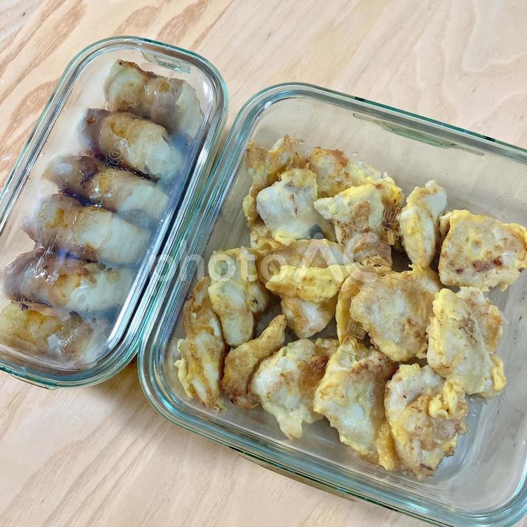 作り置き料理蓋付き 作り置き,料理,お料理の写真素材