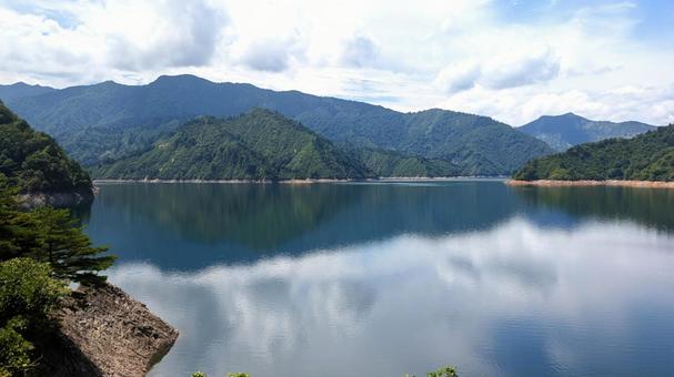 Photo, dam, dam lake, reflection, 