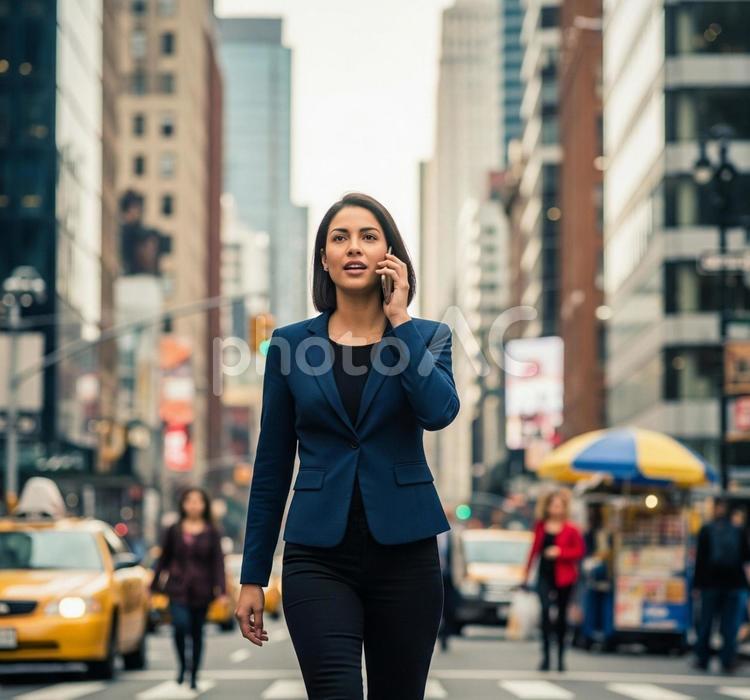 颯爽と歩くキャリアウーマン 女性,ビジネスウーマン,olの写真素材
