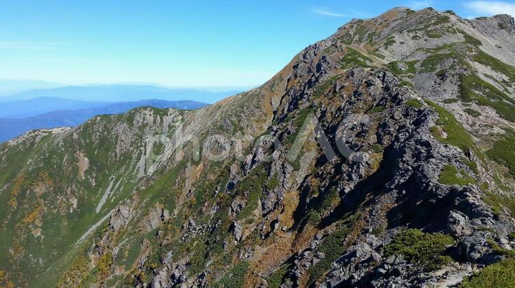 日本　山梨　仙丈ケ岳 日本,山梨,仙丈ケ岳の写真素材