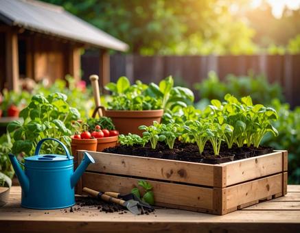 家庭菜園の写真