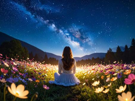 光る花 光る花の写真