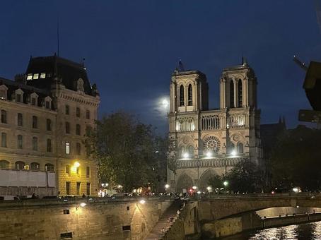 パリ 夜景 パリ 夜景の写真