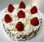お誕生日ケーキ 手作りケーキ,お誕生日ケーキ,ケーキの写真素材