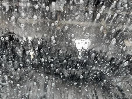 洗車 洗車,フロントガラス,泡の写真素材