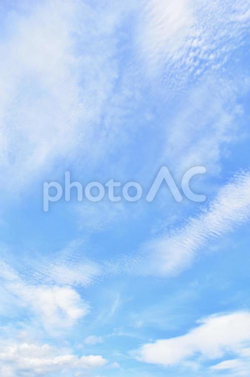 夏の爽やかな空-2 夏の空,青空,空の写真素材