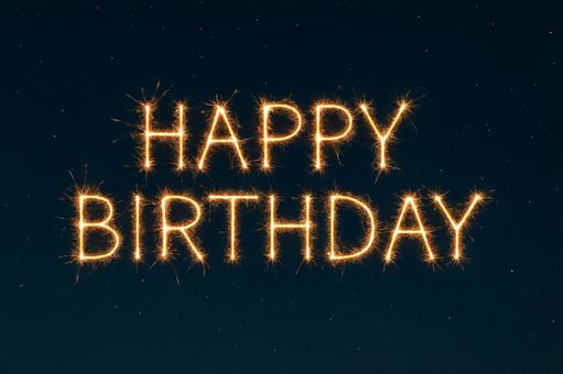 スパークラーHAPPY BIRTHDA スパークラーHAPPY BIRTHDAの写真