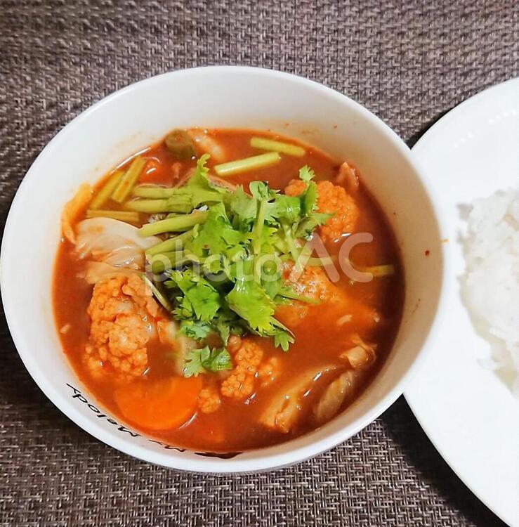 ゲーンソム ゲーンソム,タイ料理,タイ南部料理の写真素材