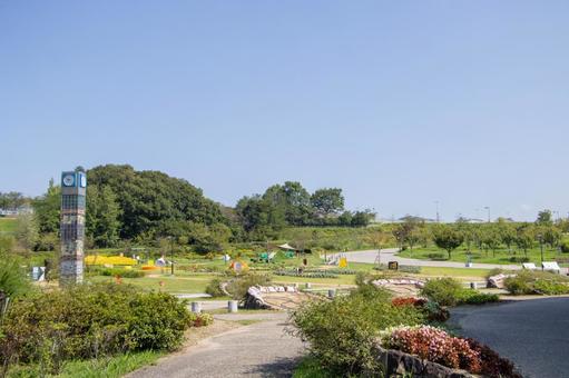 愛・地球博記念公園 モリコロパーク 愛・地球博記念公園 モリコロパーク 愛・地球博記念公園,モリコロパーク,青空の写真素材