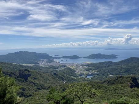 小豆島景色 風景,自然,街並みの写真素材