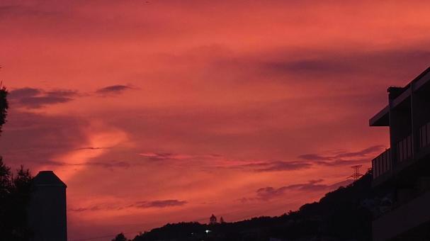 夕焼け 夕焼けの写真