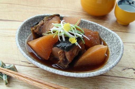 ぶり大根② ぶり大根,ブリ大根,鰤大根の写真素材