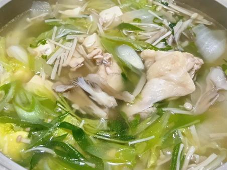 水炊き 水炊き,鍋料理,和食の写真素材