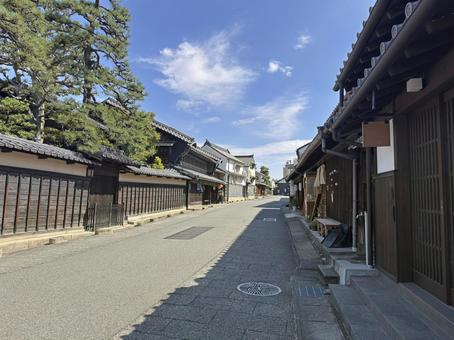 有松宿の町並み 有松宿,東海道,町並み保存地区の写真素材