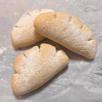 クリームパン クリームパン,食べ物,食事の写真素材