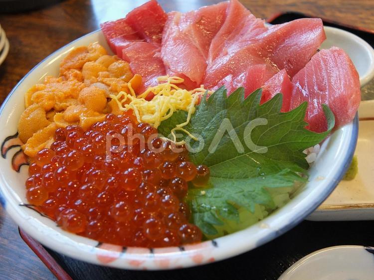 北海道　海鮮丼5 北海道,海の幸,海鮮の写真素材