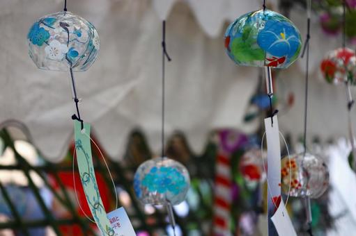 Photo, wind chimes, kawasaki daishi wind chimes, strip, 