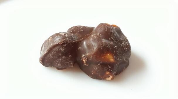 ピーナツココア菓子・2 チョコ,ピーナッツ,お菓子の写真素材