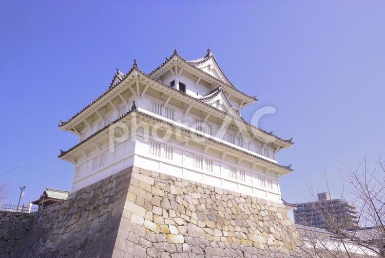 福山城の伏見櫓 福山城,伏見櫓,櫓の写真素材