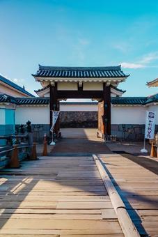 【山形】山形駅の周辺 山形城跡 霞城公園 【山形】山形駅の周辺 山形城跡 霞城公園 山形,城跡,お城の写真素材