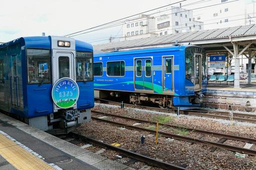 小海線としなの鉄道 小海線としなの鉄道 小海線,小諸,小諸駅の写真素材