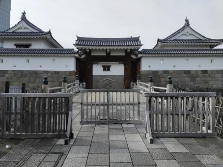 駿府城二の丸　東御門　巽櫓 駿府城公園,駿府城,駿府城二の丸の写真素材