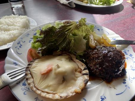 ハンバーグランチ ハンバーグランチ,ハンバーグ,洋食ランチの写真素材