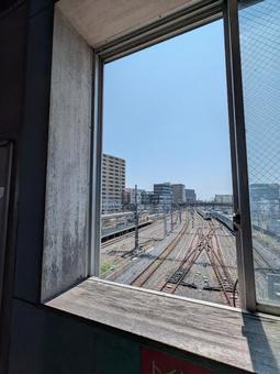 Photo, kasukabe station, electric train, station, 