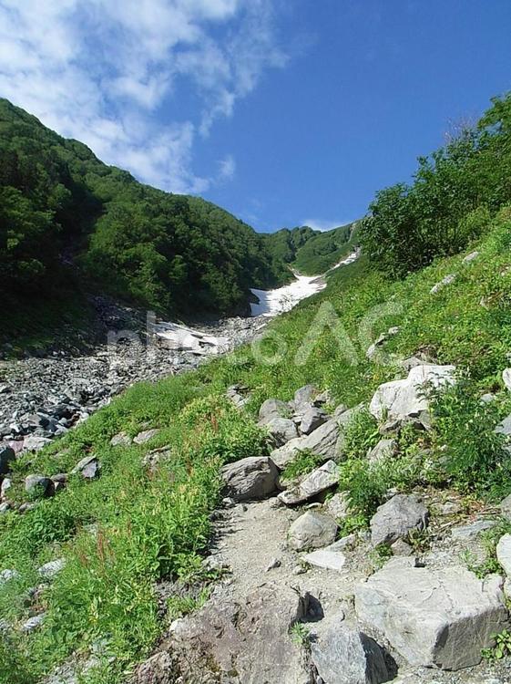 日本　山梨　南アルプス　北岳 日本,山梨,南アルプスの写真素材