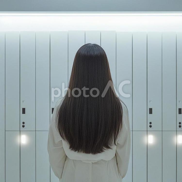 さらさらロングヘア　イメージ 美容室,ヘアサロン,ヘアーサロンの写真素材