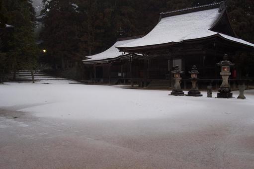 Photo, koyasan, gamma blue, winter, 