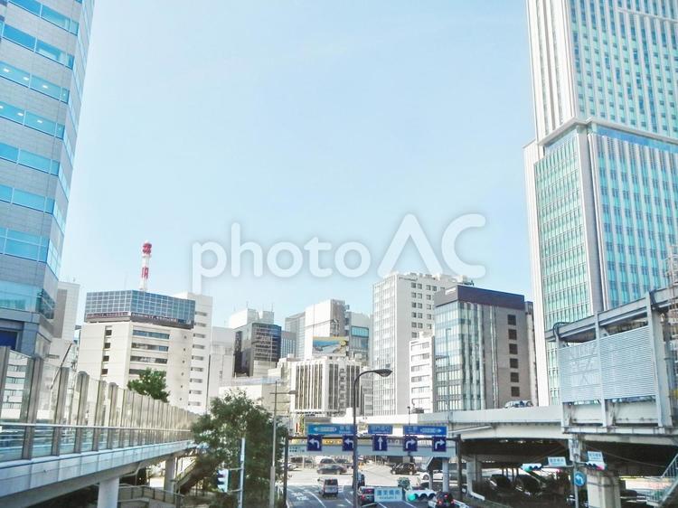 汐留　風景 汐留,新橋,ビルの写真素材