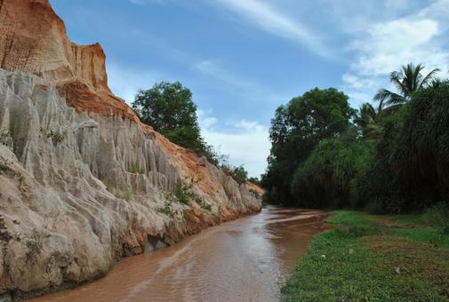 フェアリーストリーム フェアリーストリーム フェアリーストリーム,ベトナム,風景の写真素材