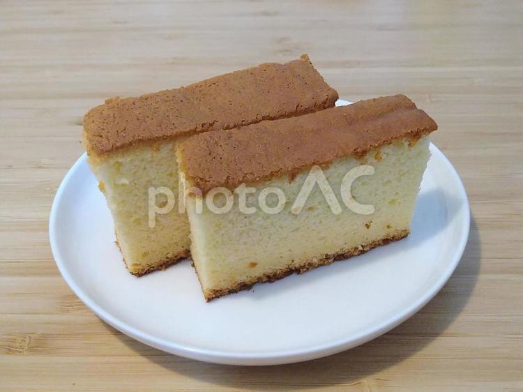 手作りカステラ カステラ,手作り,スイーツの写真素材