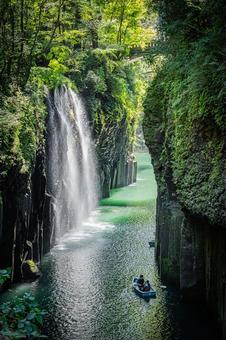 宮崎県　高千穂峡の風景 高千穂峡,宮崎,九州の写真素材